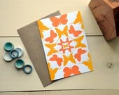 Butterflies in Orange and Saffron