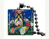50 OFF SALE - Shih Tzu Angel Pendant Necklace Jewelry DOG Art Shih Tzu Glass Pendant Charm Necklace Dog Tag Jewelry Silver Glass Christmas