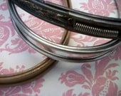 Hoop It Up..3 Vintage Aged Embroidery Hoops For Supplies, Mixed Media, Artwork