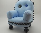 Baby Blue Pincushion Chair