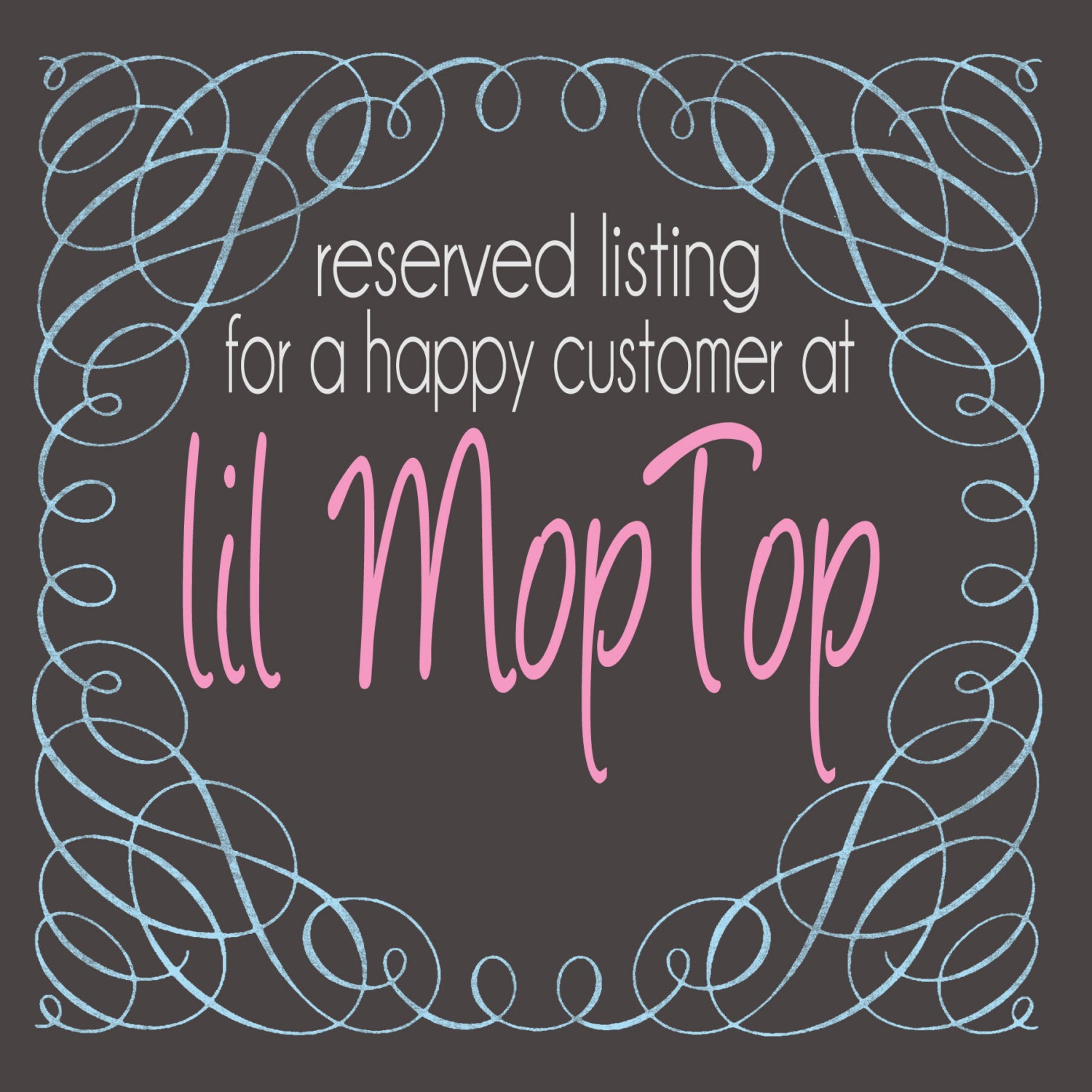 Custom Listing for Whitney