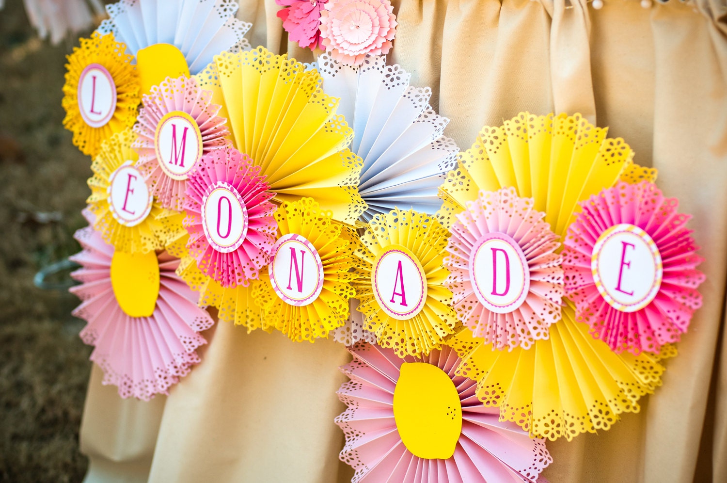 Pink Lemonade Printable Lemonade banner Il_170x135