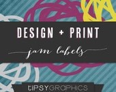 Reserved. Design & Print 4 Sets. 96 Jam Labels by Tipsy Graphics Il_170x135