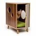 Mid Century Modern Cat House Side Table & Litter Box Cover