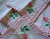sweet rose bud cloth napkins