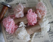 Shabby Wrinkled HUSH DEAR ribbon bundle, 15 yards