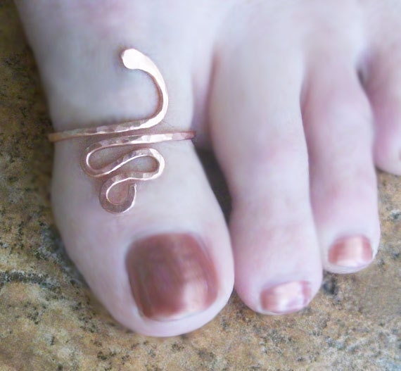 Big Toe Snake Charmer Toe Ring