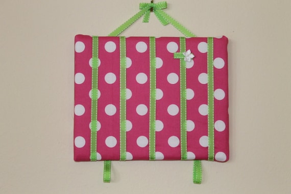 Ella - 8 x 10 Bow Board Baby Girl Hair Clip Barrette Bow Holder Organizer Frame