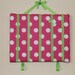 Ella - 8 x 10 Bow Board Baby Girl Hair Clip Barrette Bow Holder Organizer Frame