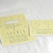 Umbrella hearts baby shower invitations with custom typography