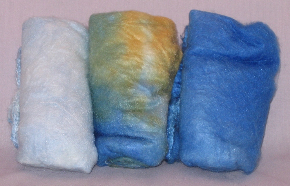 Mawatas Silk Hankies Surf and Sky