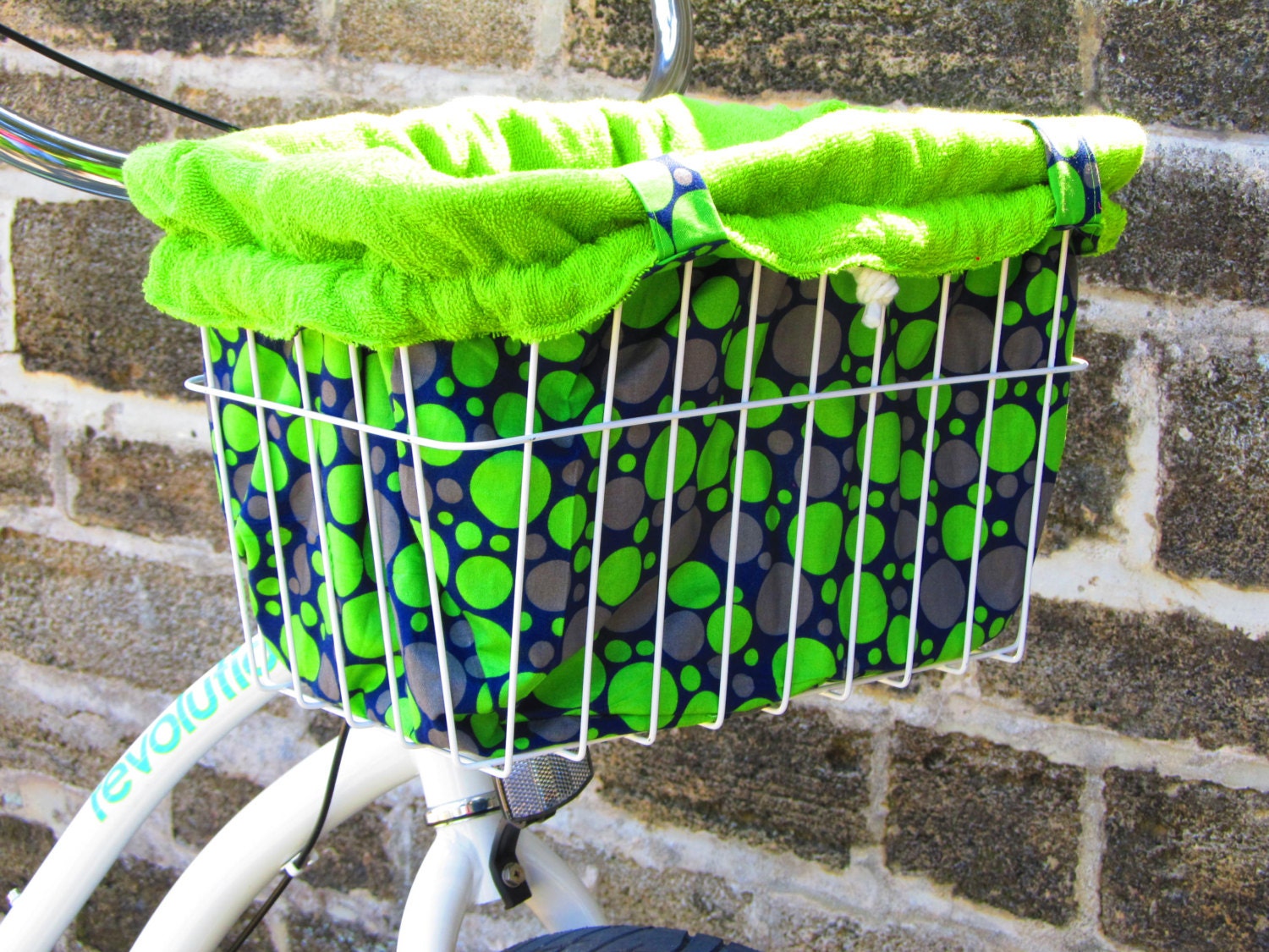 Bicycle Basket Liner Tote Bag