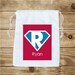 Superhero Personalized Cotton Favor Bag