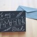 Father's Day Card Hand Written Custom Greeting Card with Hand Lettering Calligraphy