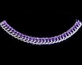 Purple and Silver Persian Choker