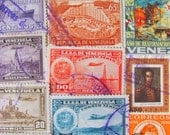 Little Venice 50 Vintage Latin Love Worldwide Venezuelan Postage Stamps Bolivarian Republic of Venezuela Central America Puerto Ayacucho