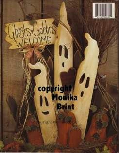 Ghosts and Goblins Welcome-Woodworking Patterns-Halloween Decoration-Seasonal-Home and Garden Decor-Halloween Ghosts