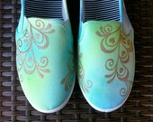 Womens Neon Henna Shoes - Size 7
