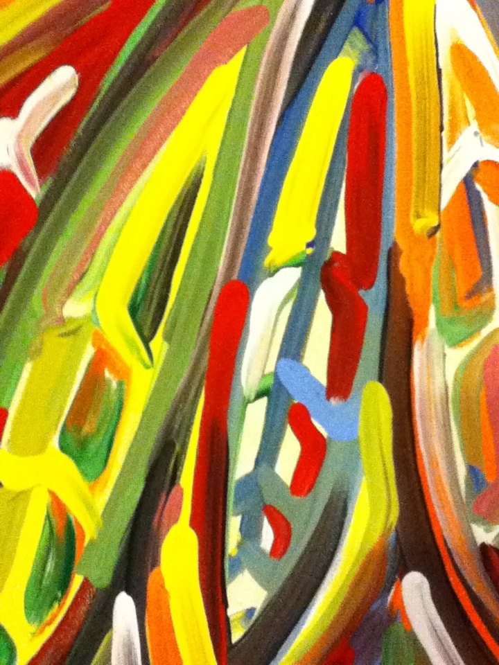 Chicago Blackhawks Painting by Justin Patten Sports Art Hockey