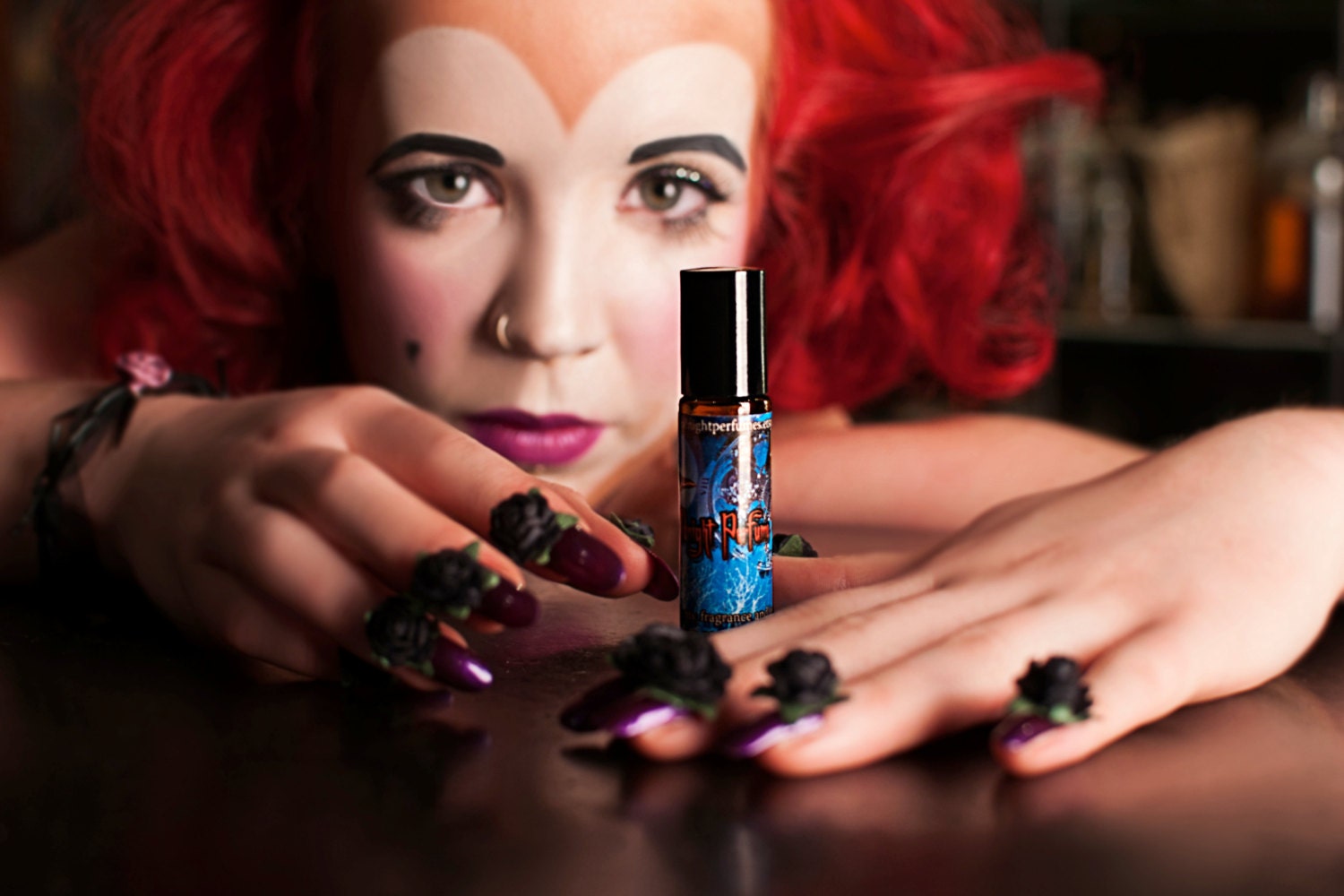 Lilith Dreaming Perfume Oil: Champaka blossoms, teakwood, poppies, pink peppercorn, vanilla, patchouli