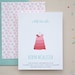 Custom Invitations - Little Dress - Choose Your Colors
