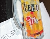 Handmade Acrylic Beer Mug Kitchen or Bar Refrigerator Magnet 1 x 2 inches