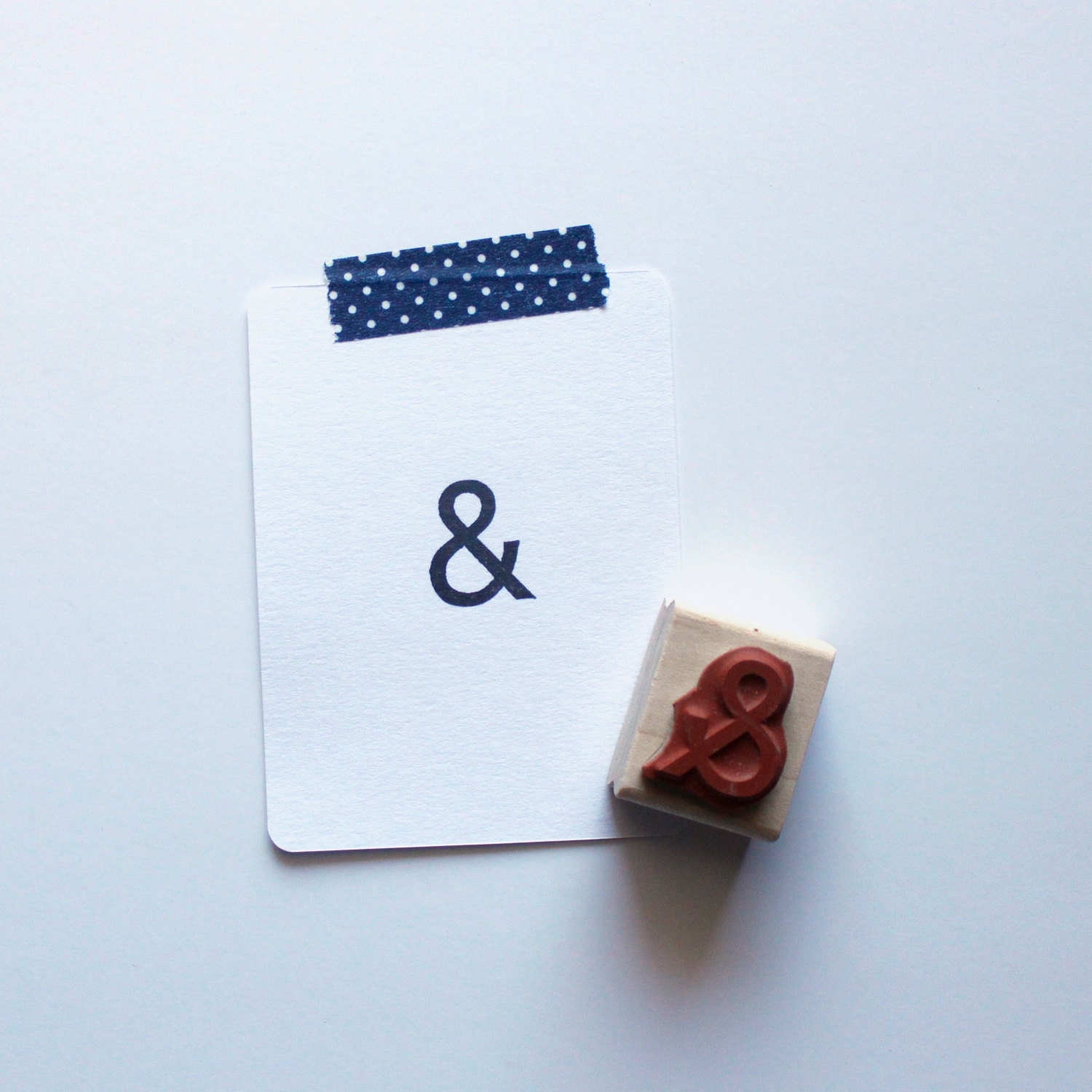 Ampersand Rubber Stamp