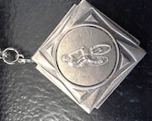 1970's Bicycle Medal Necklace