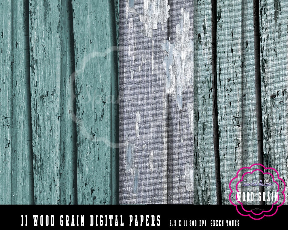 Wood Grunge Digital Paper Invitation Wood Grained Digital Paper Shabby Chic Backgrounds Instant Download Scrapbooking paper Textured paper Il_570xn