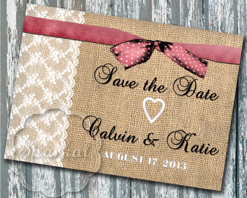 handmade burlap save the date rustic by sparkaldigitaldesign handmade burlap save the date rustic by sparkaldigitaldesign