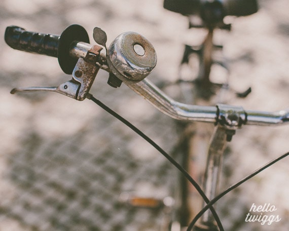 Bike Print, Whimsical, Vintage Style Bike, Hipster Style Print, Boys Room Decor - Vintage Style II