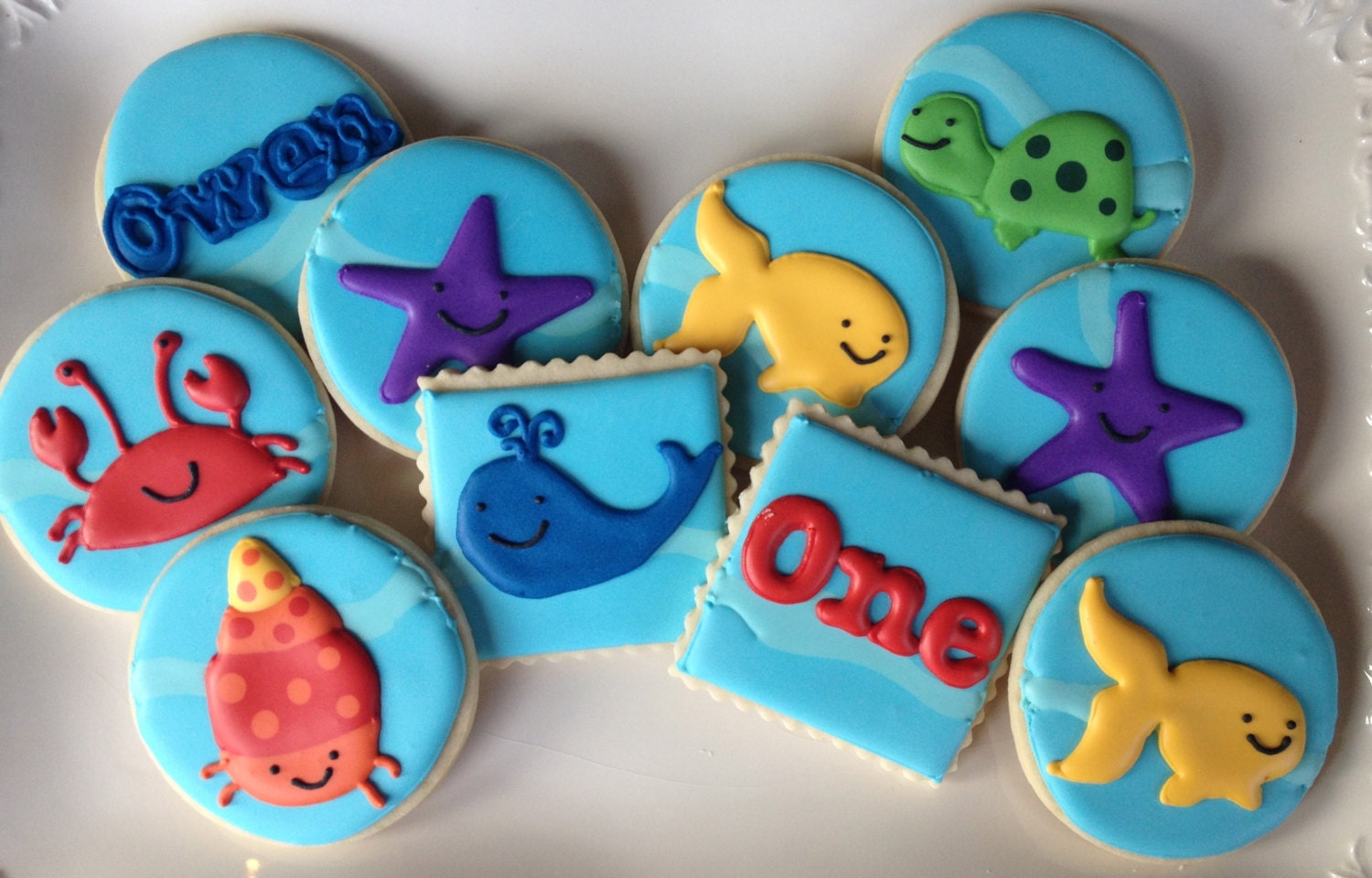 Ocean Animal Underwater Party Sugar Cookie Collection