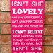 Baby Girl Subway Art Wood Sign - Isn't She Lovely - Perfect for the Nursery - Choose Your Color Scheme