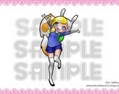Fionna Adventure Time Keychain