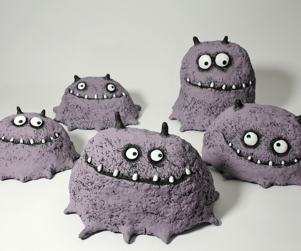 adorable monster sculpture ELDON the Pet Lump