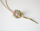 Handmade Jeweled Bolo Necktie