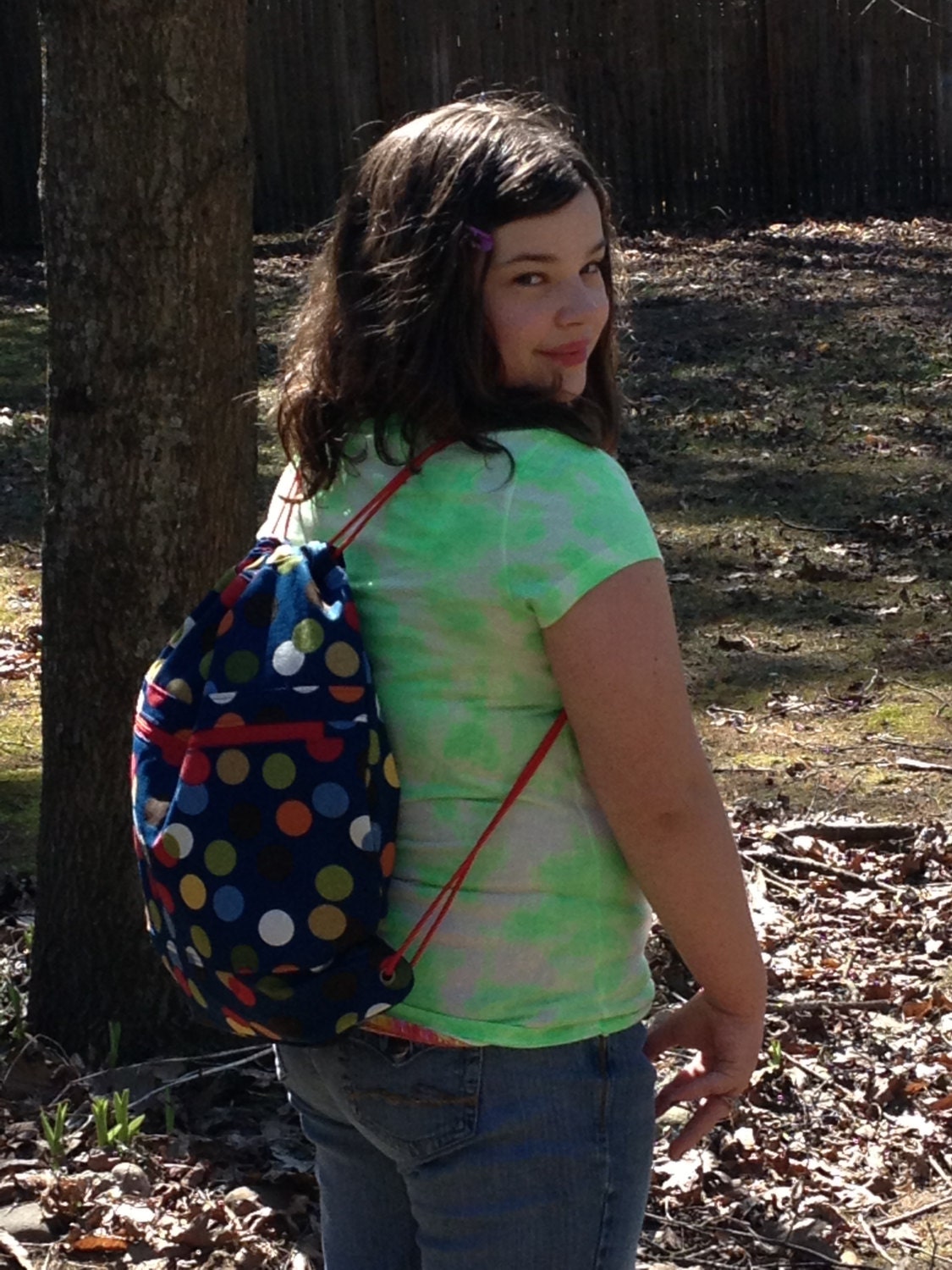 Survival drawstring backpack kids or adults bag backpack tote purse beach bag travel bag carry on heavy duty cotton