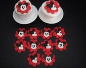 Mickey Mouse Edible Fondant Cupcake Toppers