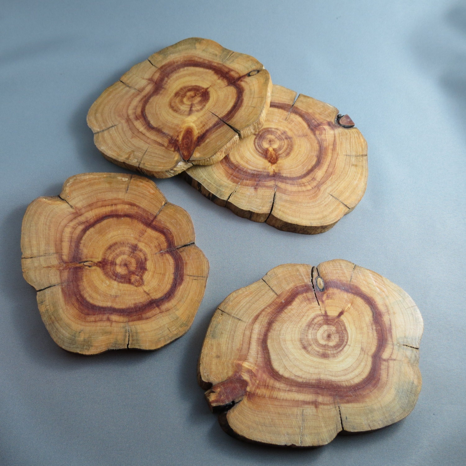 Wood Coasters, Rustic Coasters, Rustic Decor