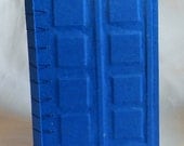 Dr. Who Tardis Cover Hand Made Paper Secret Belgian Binding Journal