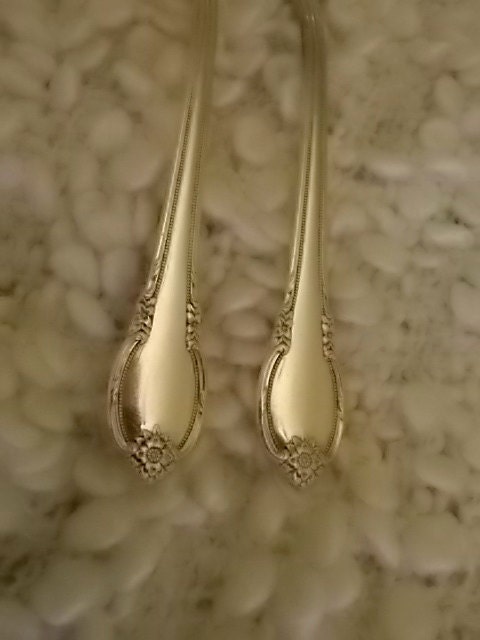 Wedding Cake Forks - Hand Stamped and Personalized