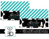 Milk and Cookies Collection - Printable Cookie Bag Toppers