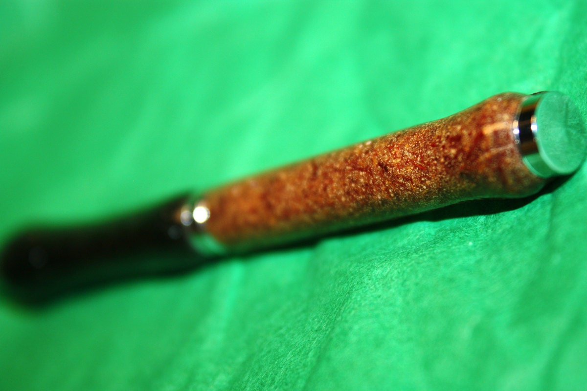 Handcrafted Sawdust Epoxy with Glitter Pen - DBassWoodworking