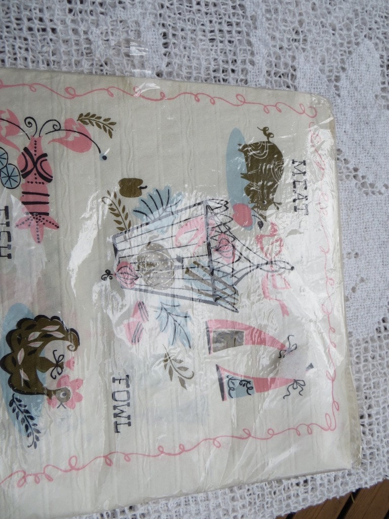 Fabulous Big Retro Napkins Pat Richard Unopened Package