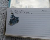 Box of Vintage Recipe Cards with Plastic Sleeves From Currant