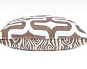 Decorative Throw Pillow Cover Double-Sided Hidden Zipper Pillow For 20 x 20 Pillows Italian Brown Embrace Willow