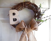 Grapevine Wreath Customized with your Initial