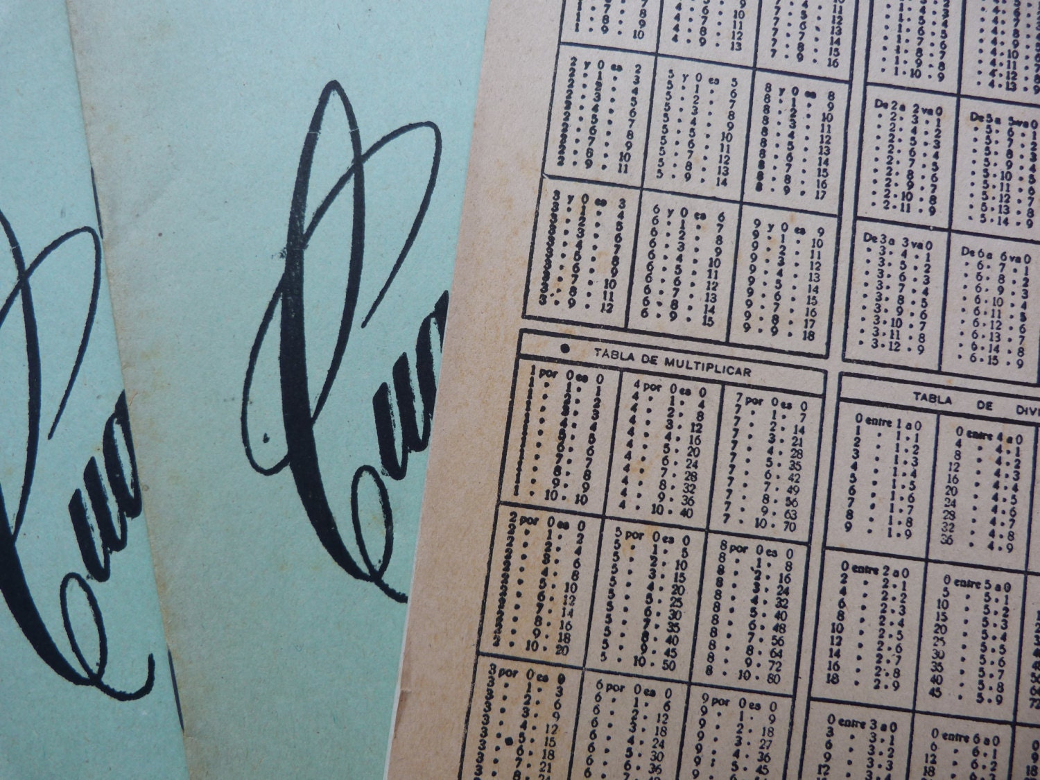 Vintage A5 CUADERNO from 1950s - Antique notebook