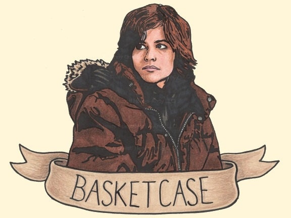 80s Pop Portrait Art PRINT: Breakfast Club Basketcase