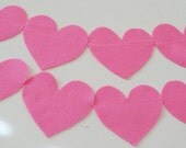 Valentines day decoration pink felt heart garland holiday decoration felt garland wedding decoration nursery decor